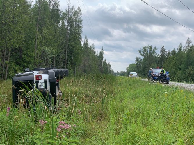 Rollover wreck in Alpena News, Sports, Jobs The Alpena News